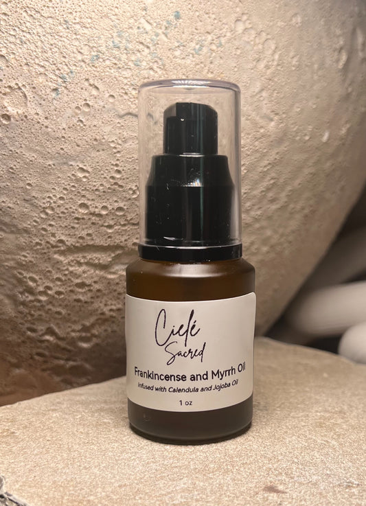 Frankincense Resin and Myrrh Resin Oil 1 oz